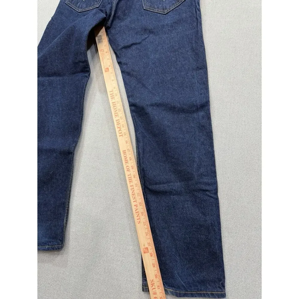 Levi’s Men’s 505 Regular Fit Jeans Dark Stonewash Blue Denim 32 x 32 (31 Actual)